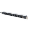 Listwa RACK DIGITUS DN-95401 (8 x UTE; 16 A; 2m; kolor czarny)