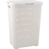 Curver Style 3253920707000 kosz na pranie 60 l Kwadrat Rotang Biały