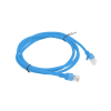 PATCHCORD KAT.5E UTP 1.5M NIEBIESKI FLUKE PASSED LANBERG 10-PACK