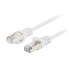 PATCHCORD KAT.6 FTP 3M BIAŁY FLUKE PASSED LANBERG 10-PACK