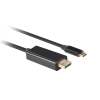 LANBERG KABEL USB-C(M)->DISPLAYPORT(M) 1M 4K 60HZ CZARNY CA-CMDP-10CU-0010-BK