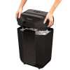 Niszczarka Fellowes LX70, 4407501 kolor czarny, 18 litrów, Niszczy jednorazowo do 11 kartek A4 (70g) na ścinki 4×40 mm (P-4/T-4), Blokada Safety Lock