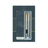 Parker-Zestaw pióro + długopis Jotter Stalowy GT