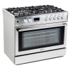 Kuchnia gazowo-elektryczna Ravanson KWGE-K90 CHEF MODERN (Płyta gazowa; Piekarnik elektryczny; 900mm)