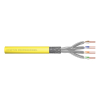 Kabel instalacyjny DIGITUS kat.7A, S/FTP, Dca, AWG22/1, LSOH, 500m, żółty, szpula