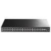 Cudy GS5048S4 łącza sieciowe Zarządzany L3 Gigabit Ethernet (10/100/1000) Czarny