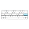 Ducky DKON2061ST klawiatura Gaming USB QWERTZ Niemiecki Biały
