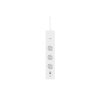 Inteligentna listwa zasilająca WOOX R6132 3xgniazdo sieciowe AC Typ F (CEE 7/4), 2xUSB, 2xUSB-C, WiFi, 1,5m, Biała