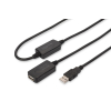 Kabel DIGITUS  DA-73102 (USB   ; 20m; czarny)