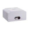Gniazdo natynkowe Lanberg OU6-0002-W (RJ-45; UTP; kolor biały)