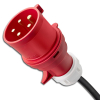 Qoltec Mobilna ładowarka do samochodu elektrycznego EV z regulacją 2w1 Typ2 | 7kW | 230V | CEE 3 PIN | Wi-fi| LCD | Przenośna | Wallbox | 5m