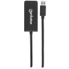 Manhattan 152259 zewnętrzna karta graficzna usb Czarny