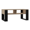 Stolik ława MODERN 2P 90x58xH50 sonoma/czarny