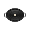 STAUB Żeliwny garnek owalny 40509-322-0 6,7l czarny