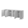 Komoda PAFOS 200x40x82 biały mat