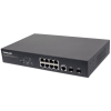 Intellinet 561167 łącza sieciowe Zarządzany Gigabit Ethernet (10/100/1000) Obsługa PoE Czarny