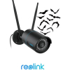 Reolink W320-B Bullet (shape) Kamera bezpieczeństwa IP Zewnętrzna 2560 x 1920 px Ściana