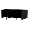 Komoda 3D PALAZZO BIS 151x40x75 czarny mat
