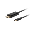 LANBERG KABEL USB-C(M)->DISPLAYPORT(M) 1M 4K 60HZ CZARNY CA-CMDP-10CU-0010-BK