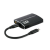 Gembird A-CM-HDMIF2-01 Adapter USB-C na dual HDMI, 4K 60Hz, czarny
