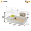 FERPLAST Cavie 80 - klatka dla świnki morskiej - 78x48x42 cm