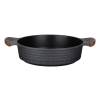 Resto Kitchenware 93506 garnek 4,4 l Okrągły Czarny, Drewno