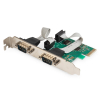 Kontroler RS232 PCI Express 2xDB9Low Profile, Chipset: AX99100