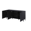 Komoda NOVA 155x40x72 granat mat