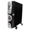 VOLTENO GRZEJNIK OLEJOWY 11-ŻEBEREK TURBO+TIMER CZARNY 2500W+400W