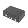 DIGITUS PRZEŁĄCZNIK KVM 2 PORTOWY HDMI, 4K 30HZ DS-12870