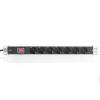 Listwa zasilająca do szaf rack (PDU) 19 cali 7x Schuko