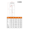 Spodnie ochronne NEO tools 81-290-XL Czarny