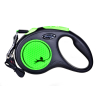Smycz flexi automatyczna New Neon S taśma 5 m - dla psa do 15 kg, kolor zielony