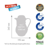 ROTPUNKT DZBANEK TERMOS, 1,0 L, MIDNIGHT BLUE (GRA