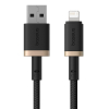 Kabel Baseus Dura 2.4A 1m (czarno-złoty)