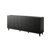 Komoda ETNA 200x42x82 czarny mat