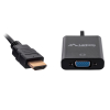 Adapter Lanberg AD-0017-BK (HDMI M - D-Sub (VGA) F; 0,20m; kolor czarny)