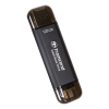 Transcend ESD310C Technologia Thunderbolt 128 GB USB Type-A / USB Type-C USB 3.2 Gen 2x2 Czarny