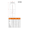 NEO tools 81-792-S spodnie ochronne Żółty