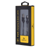 Kabel GEMBIRD CC-USB2-AMLM-2M (USB 2.0 M - Lightning M; 2m; kolor czarny)