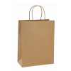 BSTech Torba Papierowa, prezentowa, brązowa rączka. 260x170x310. Zestaw 25 szt. 120 gsm.