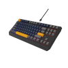 GENESIS THOR 230 TKL klawiatura Gaming USB + RF Wireless + Bluetooth QWERTY Czarny, Niebieski, Szary, Pomarańczowy