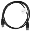 LANBERG KABEL USB-A 2.0 M/M 1M CZARNY CA-USBA-20CU-0010-BK
