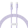 Kabel Baseus Gem Typ C-Typ C 100W 1m (fioletowy)
