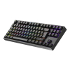 GENESIS Thor 404 TKL klawiatura Gaming USB QWERTZ Niemiecki Czarny