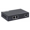 Intellinet 561600 przedłużacz sieciowy Nadajnik sieciowy Czarny 10, 100, 1000 Mbit/s