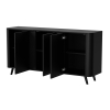 Komoda VOLARE 151x39x75 czarny