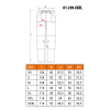NEO tools 81-290-XXXL spodnie ochronne Czarny