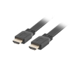 Kabel Lanberg CA-HDMI-21CU-0010-BK (HDMI M - HDMI M; 1m; kolor czarny)