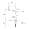 Bateria kuchenna TEKA OVAL 915 czarny